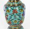 Vases Cloisonnés Émaillés, Chine, 1920s, Set de 2 17