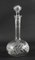 19th Century Etched Glass Decanters and Stoppers, Set of 2 2