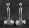 19th Century Etched Glass Decanters and Stoppers, Set of 2 13