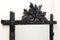 Black Forest Rustic Wall Mirror with Carved Tree Trunk Frame, Austria, 1880s, Image 4
