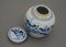 18th Century Blue and White Ginger China Covered Pot 6