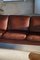 Mid-Century Brown Leather Three Seater Sofa by Hurup Møbelfabrik, 1960s 6