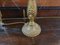 Lámpara de mesa vintage de latón prensado, años 20, Imagen 2