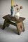 Small Green Stool in Pine, Image 6