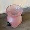 Pink and Black Scavo Murano Glass Vase attributed to Giovanni Cenedese, 1970s 3
