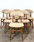 Vintage Italian Dining Chairs, 1960s, Set of 6, Image 2