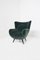 Velvet Armchair by Carlo Mollino, 1950s, Image 1