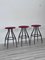 Iron Stools by Marca Cappellini, 1980s, Set of 3 11