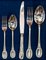 Sterling Silber Besteck Set, 1880, 252er Set 21