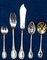 Sterling Silver Cutlery Set, 1880, Set of 252 22