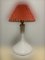 Vintage Danish Table Lamp in Opaline White Glass by Jacob E. Bang for Holmegaard, 1960s, Image 1