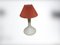 Vintage Danish Table Lamp in Opaline White Glass by Jacob E. Bang for Holmegaard, 1960s 2