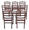Antique Georgian Revival Dining Chairs in Mahogany, 1890s, Set of 8, Image 2