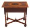 Queen Anne Revival Oyster Veneer Writing Table in Walnut, 1950, Image 3