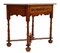 Queen Anne Revival Oyster Veneer Writing Table in Walnut, 1950, Image 4