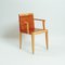 Italian Giorgetti Hideleather and Cherry Wood Chairs by Chi Wing Lo, Set of 6, Image 14