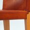 Italian Giorgetti Hideleather and Cherry Wood Chairs by Chi Wing Lo, Set of 6, Image 10