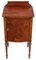 Antique Inlaid Mahogany Bedside Table, 1890s 5