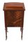 Antique Inlaid Mahogany Bedside Table, 1890s 8