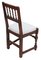 Antique Rustic Dining Chairs in Oak, Set of 6 2