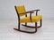 Danish Rocking Chair in Kvadrat Wool & Oak, 1950s 1