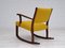 Danish Rocking Chair in Kvadrat Wool & Oak, 1950s, Image 9