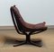 Brown Falcon Lounge Chair attributed to Sigurd Ressel for Vatne Möbler, Norway, 1970s, Image 3