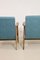 Green and blue Fabric Amber Model Armchairs, 1970s, Set of 2, Image 6