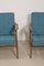 Fauteuils Modèle Ambre Vert et Bleu, 1970s, Set de 2 17