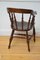 Antique Victorian Desk Chair in Elm, 1880 3