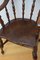 Antique Victorian Desk Chair in Elm, 1880, Image 6