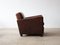 Mid-Century Leather Club Chair in Art Deco Style, 1950s 8