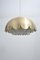 Lampada da soffitto in metallo con paralume dorato di Doria Leuchten, Immagine 1