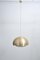 Metall Deckenlampe mit goldenem Schirm von Doria Leuchten 3