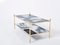 Brass & Chrome Mirrored 2-Tier Coffee Table from Maison Jansen, 1970s 7