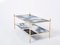 Brass & Chrome Mirrored 2-Tier Coffee Table from Maison Jansen, 1970s, Image 7