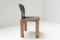 Model 121 Dining Chairs in Walnut and Black Leather by Afra & Tobia Scarpa for Cassina, Set of 6 14
