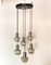 Steel and Crystal Chandelier, 1960s, Image 9