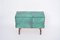 Mid-Century Italian Modern Green Bar Cabinet in Lacquered Goat Skin by Aldo Tura, 1960s 6