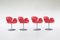 Vintage Little Tulip Chairs by Pierre Paulin for Artifort, 1980s, Set of 4 4