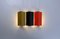 Adjustable Colored Metal Sconces by Anvia, 1960s, Set of 3, Image 15