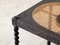 Tavolo in legno ebanizzato e canna, fine XIX secolo, Immagine 3