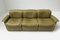 Vintage Swiss DS-12 Modular Set in Green Leather from De Sede, Set of 6, Image 1