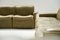 Vintage Swiss DS-12 Modular Set in Green Leather from De Sede, Set of 6 23