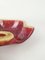 Mid-Century Red and Yellow Glazed Ceramic Mortar Ashtray by Accolay, France, 1950s 4