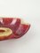 Mid-Century Red and Yellow Glazed Ceramic Mortar Ashtray by Accolay, France, 1950s, Image 4