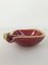 Mid-Century Red and Yellow Glazed Ceramic Mortar Ashtray by Accolay, France, 1950s 22