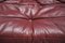 Fauteuil Togo Vintage en Cuir Bordeaux par Michel Ducaroy pour Ligne Roset, 1996 8