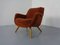 Mid-Century French Organic Mohair Lounge Chair, 1960s 3