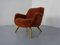 Poltrona Mid-Century in mohair, Francia, anni '60, Immagine 3